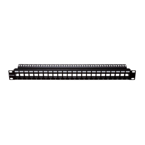 D-Link Cat6 24 Port Unloaded Patch Pannel